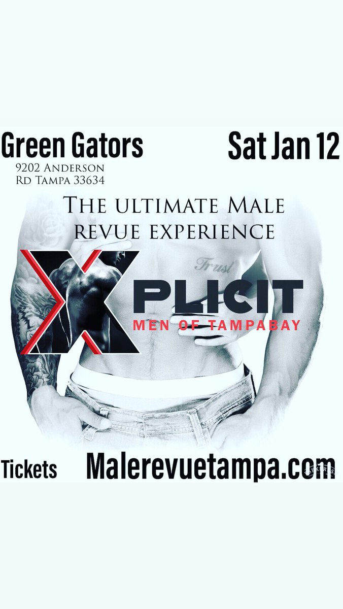 XMALEREVUETAMPA's tweet photo. Tomorrow Jan 12 !!!!🔞🔥🔞.
.
Tickets 🎫 https://t.co/v3rdGxYZ0w https://t.co/ytIrlVBT3B