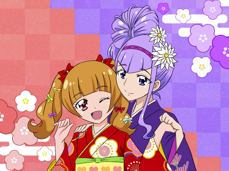 ☆3愛崎えみる はなやか梅柄着物」 「☆3ルールー・アムール