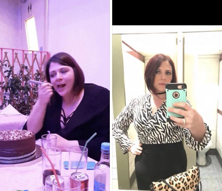 hellzbellz84's tweet photo. @thismorning a year difference. But only took me 9 months to lose 5 stone 

Type one diabetic and mum to two young boys 

#ThisMorning #12w2wow https://t.co/KqYJ0oJZ0x