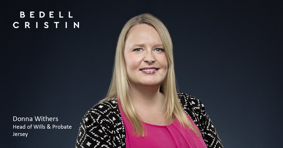 Donna Withers, head of probate &amp; wills, to speak at <a href="/STEPSociety/">STEP</a> event on 'The New Capacity Law in Jersey'. The presentation will be held at the Pomme d'Or Hotel, Jersey on 17 January 2019 from 15.15-17.00. bit.ly/2VKz7lV