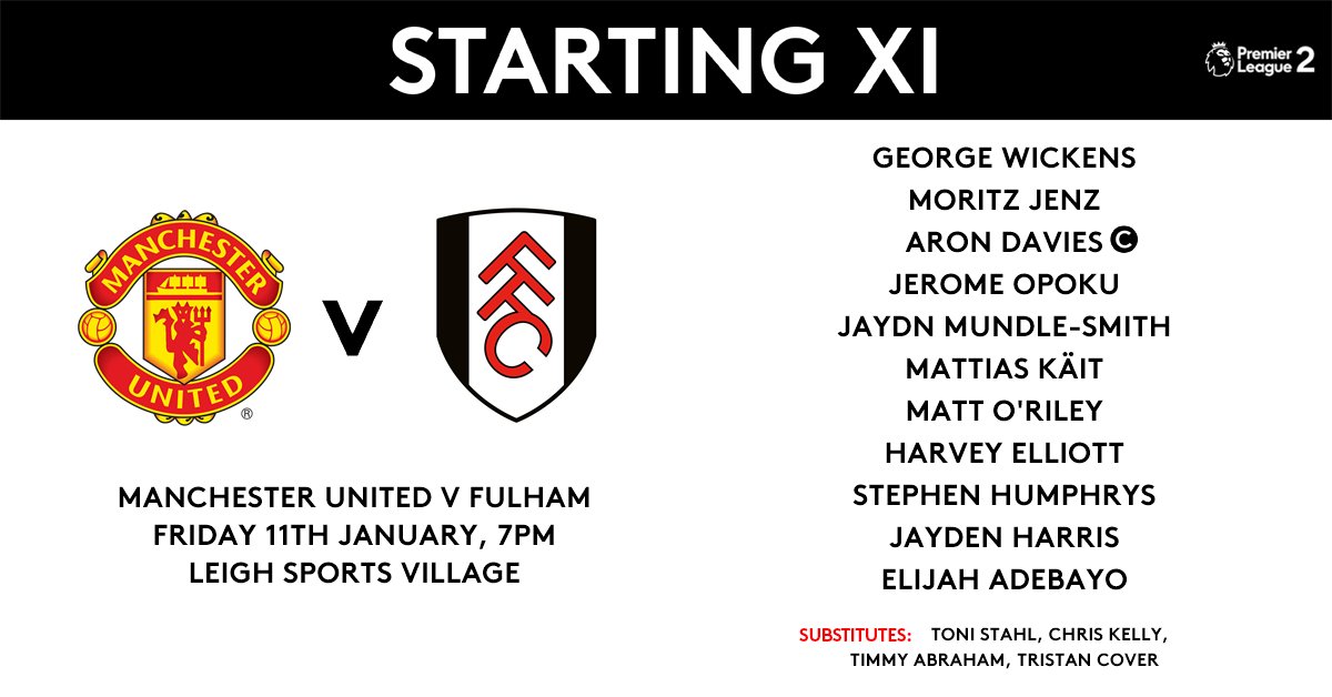 We're taking on @ManUtd in the #PL2! 📋
Here's how we take shape - including a return for @EliSaint4! #FFCU23