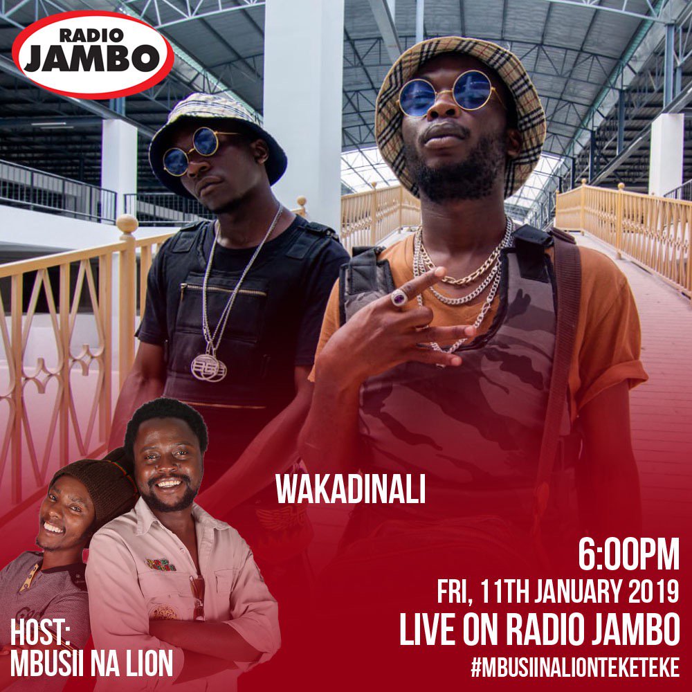 Wakadinali's tweet photo. Catch us today @RadioJamboKenya as we bless you with some of the #RongVybz ...
#NYCP
#MUNGU4
@Mbusii
#RONGRENDE
#Wakadinali https://t.co/G6w3apTH4j