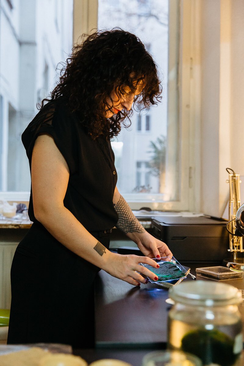 STATE Studio (@statestudiobln) on Twitter photo #Artist and #designer <a href="/FaraPeluso/">Fara Peluso</a> gives insights to her #speculative #design approach combined with #DIY #biology. Her #workshop Algature is an introduction to the potential of #algae and its impacts for our #future #existence. Join via bit.ly/2VLREOs #sustainability #Artist and #designer <a href="/FaraPeluso/">Fara Peluso</a> gives insights to her #speculative #design approach combined with #DIY #biology. Her #workshop Algature is an introduction to the potential of #algae and its impacts for our #future #existence. Join via bit.ly/2VLREOs #sustainability