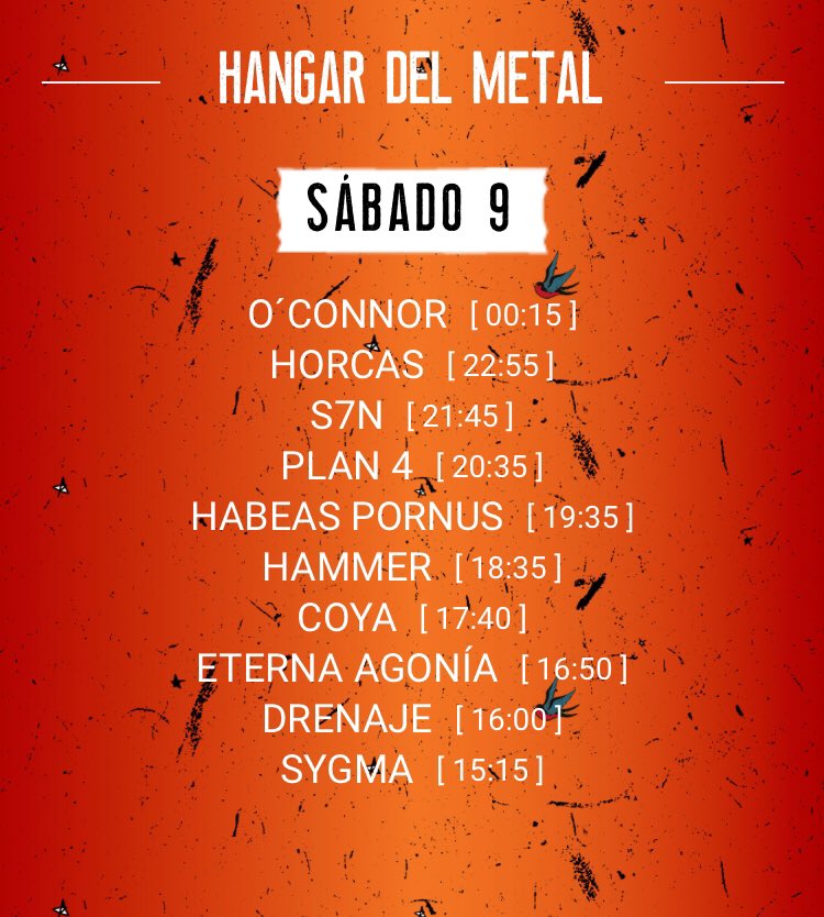 Tempranito arrancamos en el cosquin!!! Explota temprano Córdoba!!! Sábado 9 de Febrero en Cosquin Rock 💣💥
Escenario Hangar Metal!!!
#19 #CR19 #aguantetodo #cosquinrock