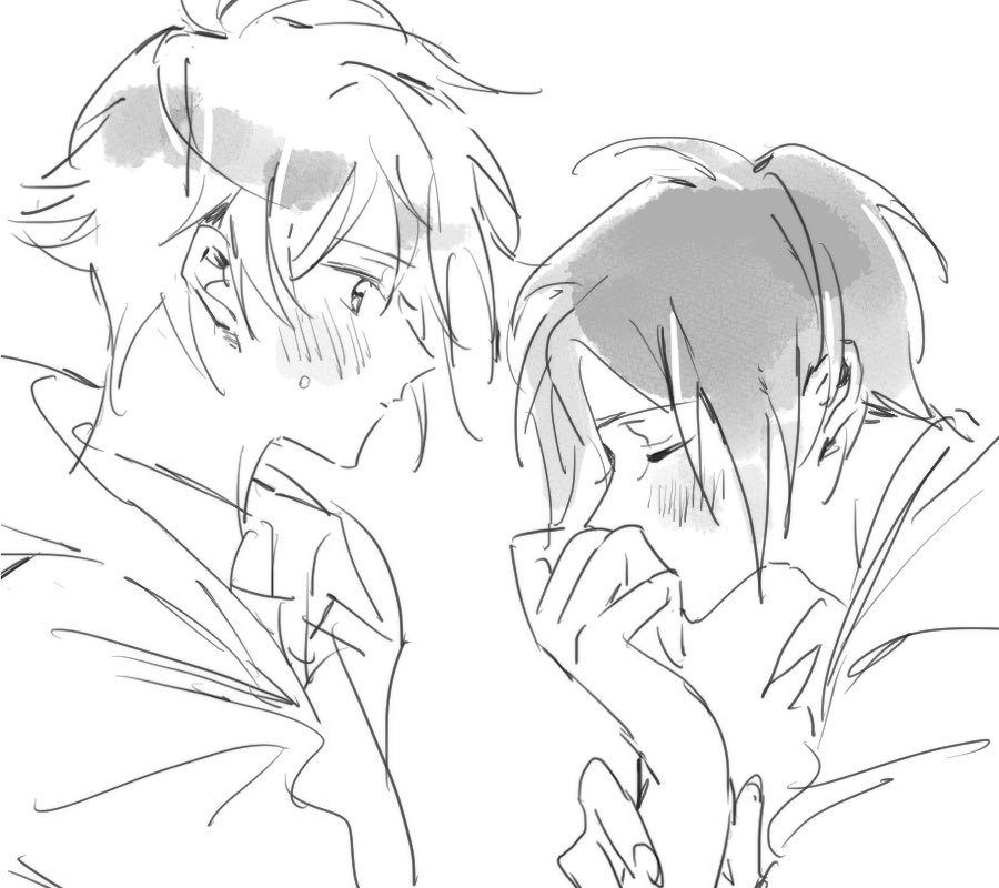 【いおりく】手にキス 