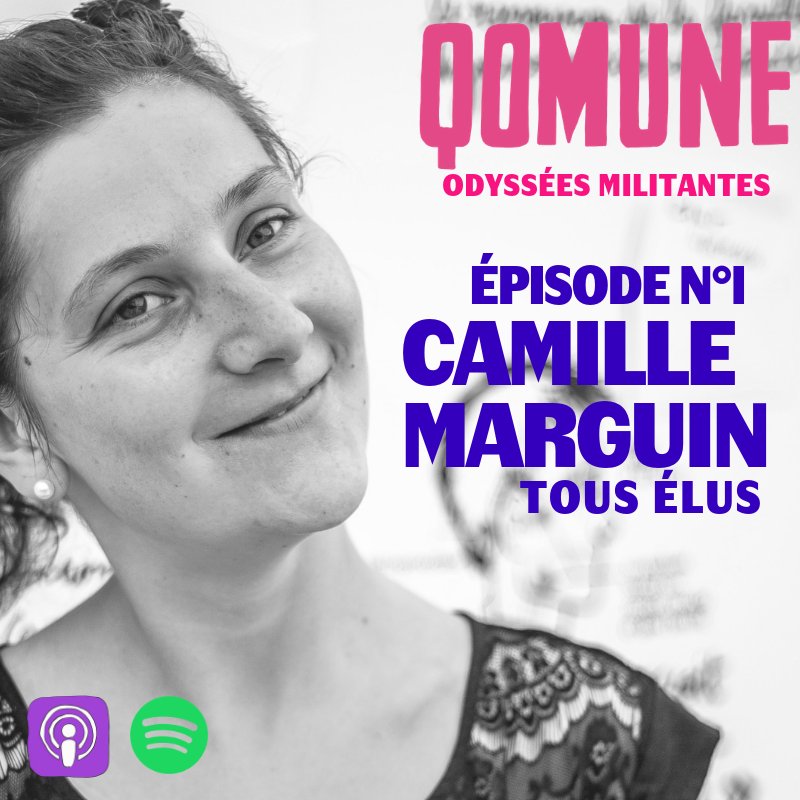 Qomune's tweet photo. Notre toute première invitée @Qomune se nomme @CamilleMarguin ! 55min d'#itw sur son rapport à l'engagement, ses inspirations, ses sacrifices, on y parle #sociocratie, #ecoorgasme et appel général à la #démission, découvrez-nous !👂👉 https://t.co/S4EZcb4HD9 #podcast https://t.co/RicZf7wBUz