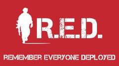 Proudly wearing RED this #REDFriday! Remember Everyone Deployed! Always in our thoughts and prayers!
