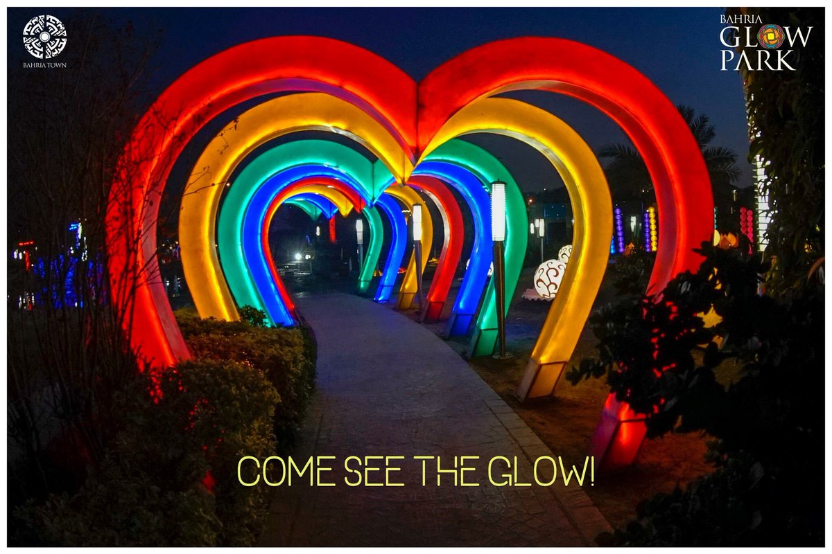AwalMirKhan1's tweet image. Bahria Glow Park - a multitude of activities for the whole family and dazzling visual experience awaits to cheer you up!

#BahriaGlowPark #MagicalViews #BahriaTown #Rawalpindi