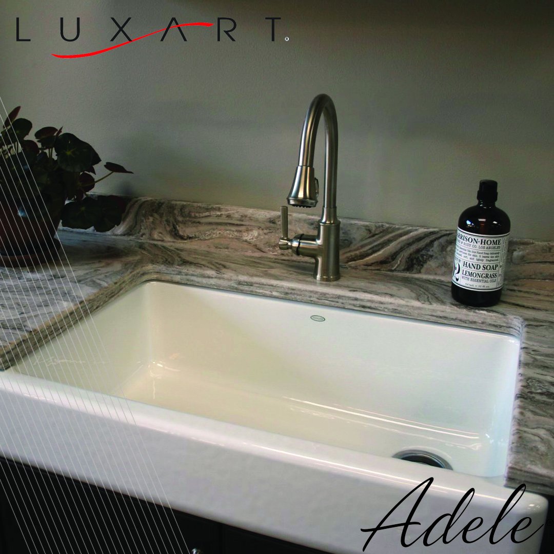 Our Adele kitchen faucet features patented GlideAssure technology that makes sprayer hose retraction a smooth operation every time!
For more kitchen faucets, go to luxartcollection.ca
.
.
.
.
.
.
#luxartcollection #faucetfridays #faucetdesign #kitchen #plumbing #adele