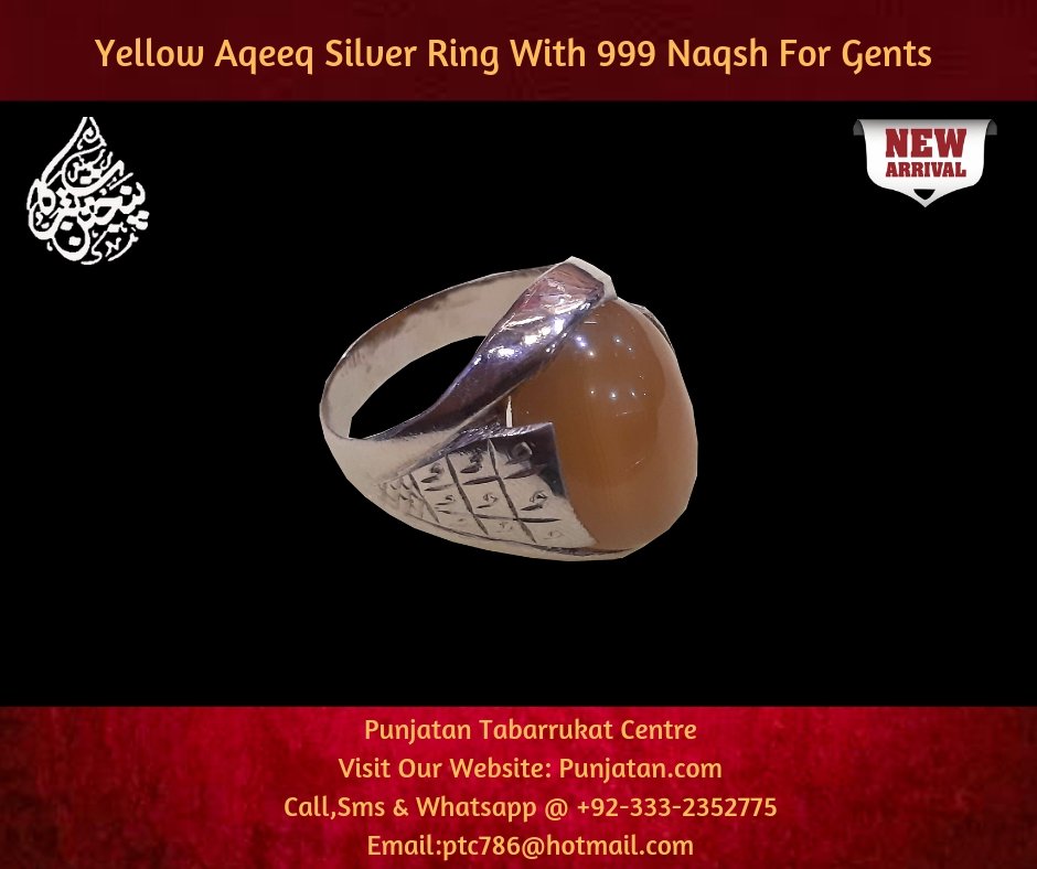 punjatan110's tweet photo. Yellow Aqeeq Silver Ring(Please Re tweet)@AwaisZaidii @Keran_Zehra @Precious_Nain @Aliyasirali_5 @ahsan5786 #ashura #stone #yellow #gemstone #yellowagate #shia #man #gents #silver #ring #rings #stoneselfi #stonepic #usa #uk #australia #aqeeq #jewerly #jewellery #jewels #engraving https://t.co/h58nrob6pP