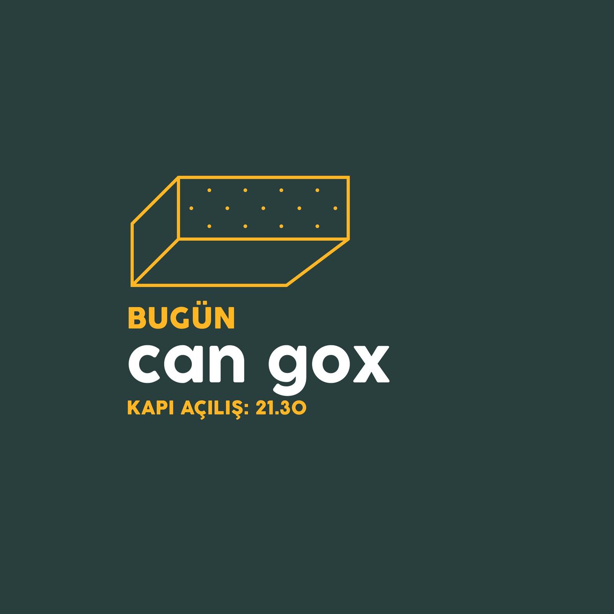 Türkiye'nin en güçlü ve özgün vokallerinden olan Can Gox; yılların müzik birikimi ve Haydar Haydar, Yalnızım Ben, Neredesin Sen, drama köprüsü gibi onlarca şarkısıyla bu akşam Route Denizli sahnesinde!