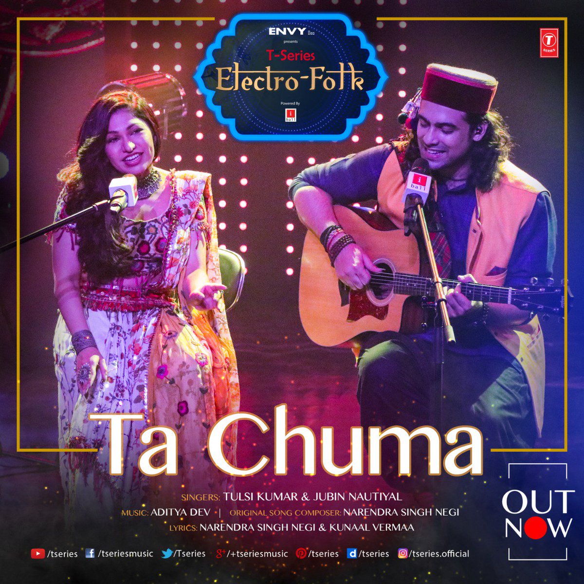Cinespeaks (@cinespeaks1) on Twitter photo The genuine roots of our culture is folk music. #TaChuma sung by <a href="/TulsikumarTK/">Tulsi Kumar</a> <a href="/JubinNautiyal/">Jubin Nautiyal</a> in the 2nd episode of #ElectroFolk : bit.ly/ElectroFolk_Ep…
Music by <a href="/adityadevmusic/">Aditya Dev</a>
<a href="/TSeries/">T-Series</a>
<a href="/itsBhushanKumar/">Bhushan Kumar</a> <a href="/bmm_india/">Black Magic Music</a> #EnvyDeo <a href="/iBallIndia/">iBall India</a> <a href="/sanj231/">sanjeev vig</a> <a href="/shivamsmalhotra/">shivam singh malhotra</a> <a href="/kunaalvermaa77/">KUNAAL VERMAA</a> The genuine roots of our culture is folk music. #TaChuma sung by <a href="/TulsikumarTK/">Tulsi Kumar</a> <a href="/JubinNautiyal/">Jubin Nautiyal</a> in the 2nd episode of #ElectroFolk : bit.ly/ElectroFolk_Ep…
Music by <a href="/adityadevmusic/">Aditya Dev</a>
<a href="/TSeries/">T-Series</a>
<a href="/itsBhushanKumar/">Bhushan Kumar</a> <a href="/bmm_india/">Black Magic Music</a> #EnvyDeo <a href="/iBallIndia/">iBall India</a> <a href="/sanj231/">sanjeev vig</a> <a href="/shivamsmalhotra/">shivam singh malhotra</a> <a href="/kunaalvermaa77/">KUNAAL VERMAA</a>