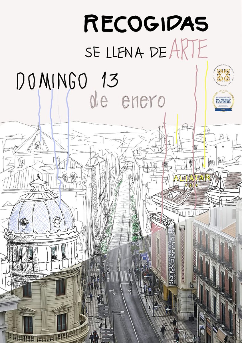 cgimgranada's tweet photo. Ven a celebrar el #DíaSinCoche. Domingo 13 de enero en la calle Recogidas. Actividades de 10:00 a 14:00 horas. https://t.co/ghuqW1GJQ6 https://t.co/hiSq9eo6Wl