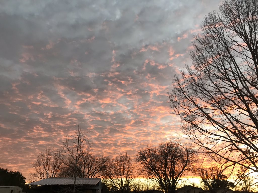 cloudlady_kj's tweet photo. #Godsglory #sunrise #skyonfire #cloudlady @WCBIWEATHER @WTVAWeather @WTVAmatt @WTVAJoel @WTVAjohn @WeatherManKG @megtomwx @HeatherSophiaTV @wxkara @Wx_Isaac @NWSJacksonMS #mswx https://t.co/QnlEzkTzjy