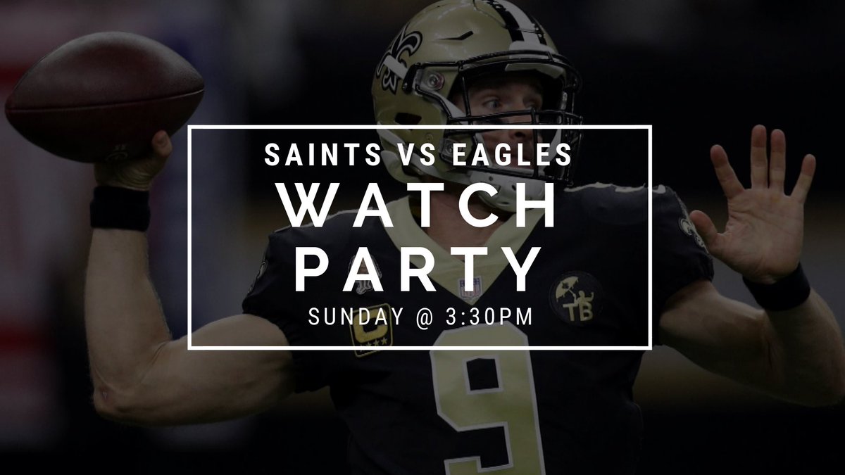 Where are you watching this Sunday? #WhoDat!