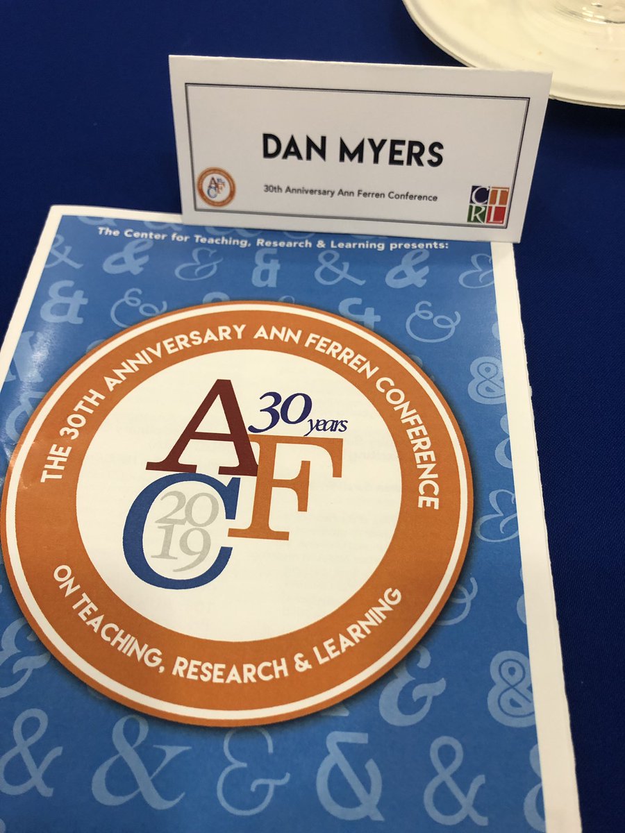 PresDanMyersMU's tweet photo. Very excited to meet new colleagues and Ann Ferren at the 30th Anniversary Ann Ferren Conference! @AmericanU #auctrl #auAfc30 https://t.co/DhJWhqtdUE