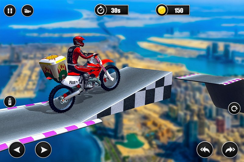 Mas3dstudio's tweet photo. Mega Ramp Bike Stunts: Pizza Delivery

#FridayThoughts  #Game #Android #VIDEOGAMES #bikes #pizzadelivery #pizzahut #bikelife #entertainment #PlayStore 

Available at PlayStore:
https://t.co/PvWCuW10pQ https://t.co/YSh4bXX6Wk