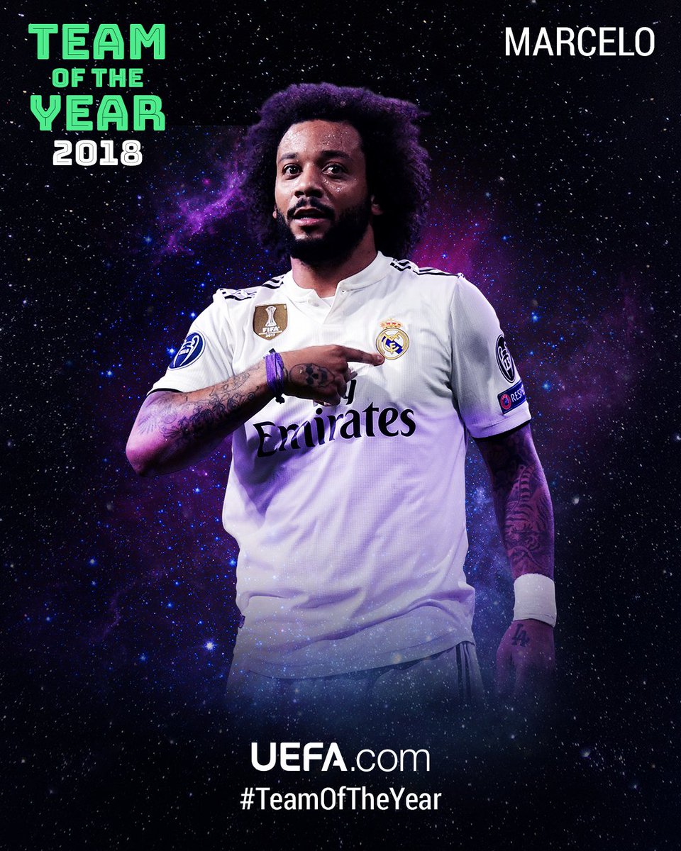 π #TeamOfTheYear 2018 π
5β£ @MarceloM12, @realmadrid