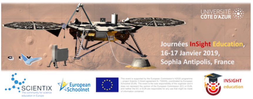 #InSight Education. Une magnifique exposition de posters sur des projets menés dans les classes : Mercredi 16 Janvier de 17h30 à 19h30 au Centre International de Valbonne avec le concours de @uca_education et <a href="/scientix_eu/">Scientix</a> Venez nombreux rencontrer et échanger avec les enseignants