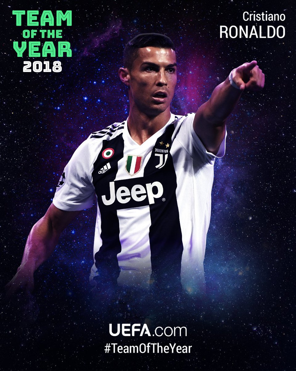 🎇 #TeamOfTheYear 2018 🎇
🔟 @Cristiano Ronaldo, @juventusfc