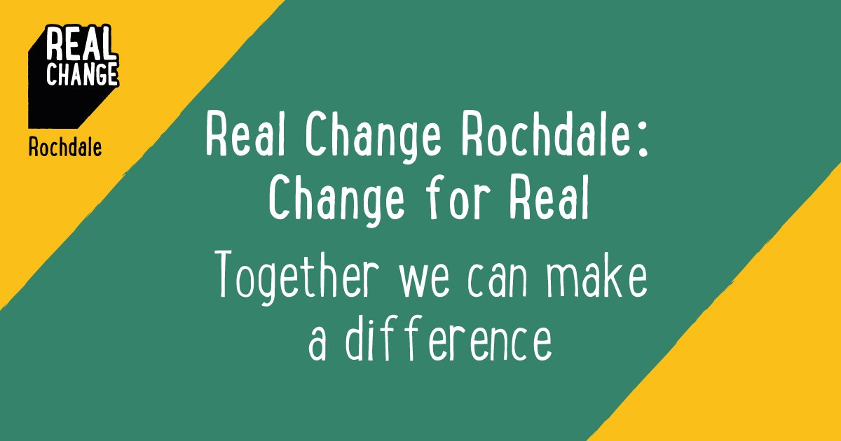 Sneak peek of our #RealChangeRochdale campaign launching next Weds 16th January. WATCH THIS SPACE!