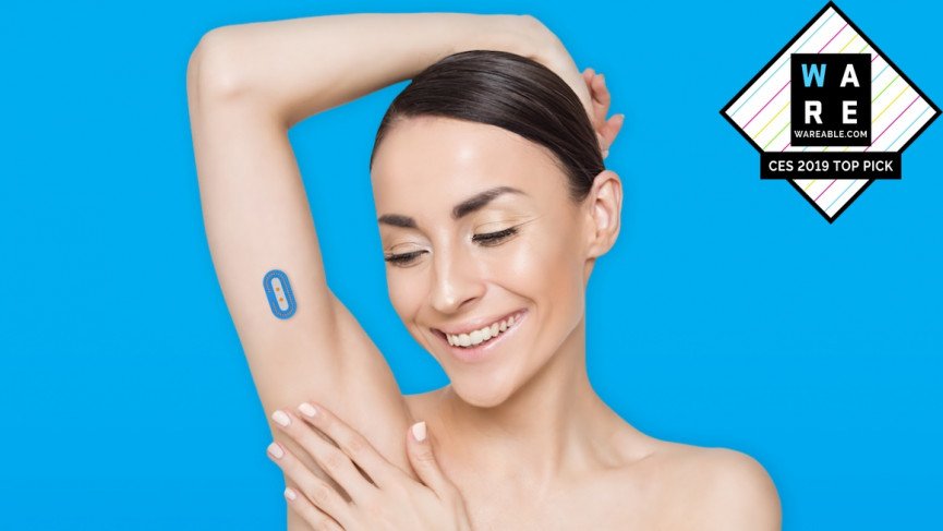 The next #CES2019 Top Pick is the @Loreal My Skin Track pH sensor - a stick-on wearable that uses microfluidic technology to measure your skin's pH levels via sweat.