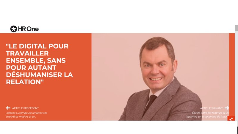 Sébastien Genesca de SD Worx Luxembourg parle de digitalisation et le rôle que joue GlobePayroll: 'une solution qui fédère l’ensemble des parties prenantes d’un processus Payroll, à savoir le consultant SD Worx, le client et le salarié de ce dernier'

lnkd.in/epsM46S