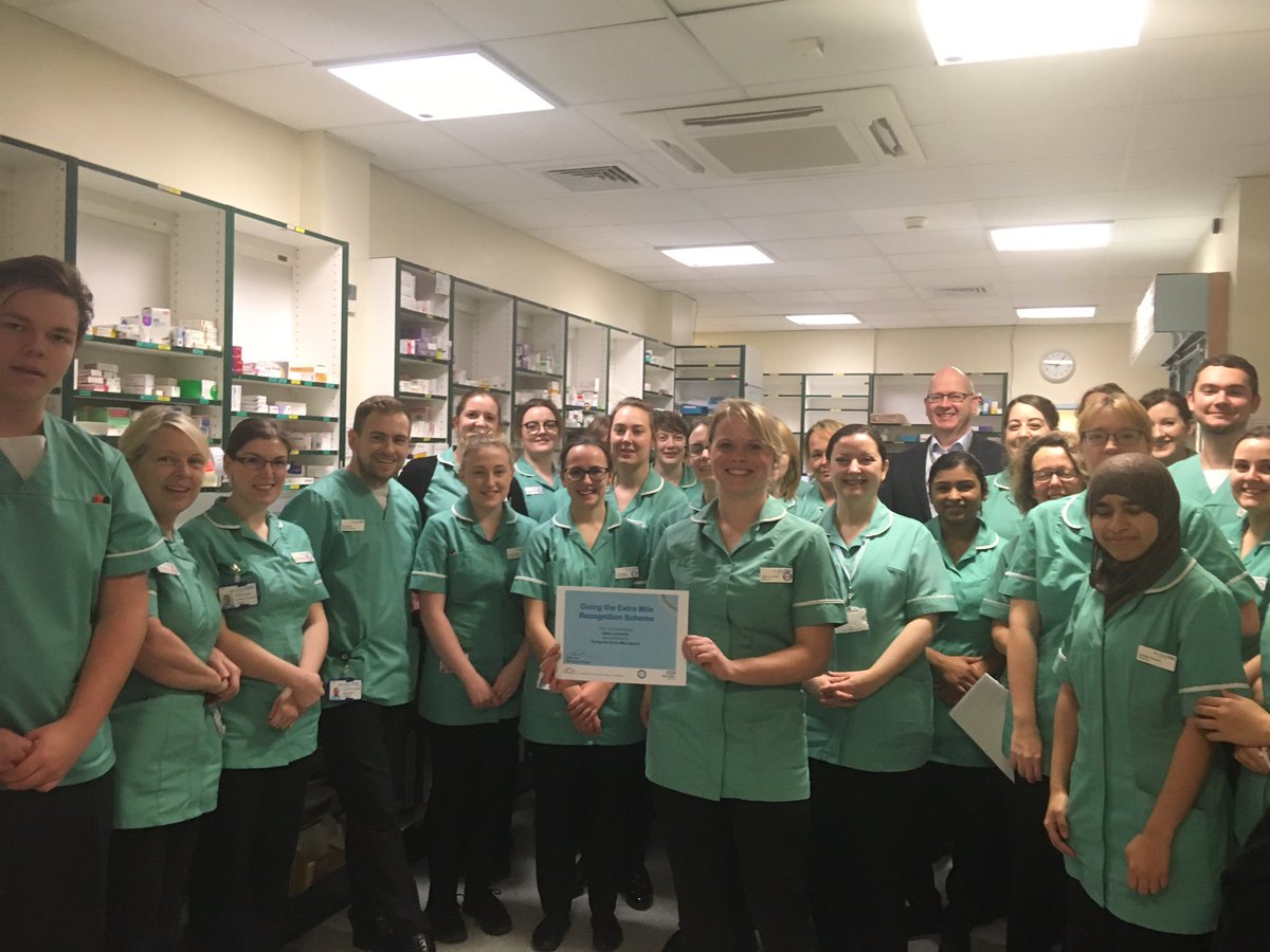 SueSmithWVT's tweet photo. Met our #amazingWVTstaff in Pharmacy this morning when I went to present Kate Leonardo with her Going the Extra Mile (GEM) award. Kate has made a massive impact on our Intensice Care Unit since joining them as their new Pharmacist. Well done Kate! https://t.co/QDUmZ2vniW