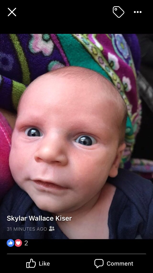 MistydawnColem1's tweet photo. #NewGranboy his smile melts my heart... #Easton https://t.co/pG4aLDqWxZ