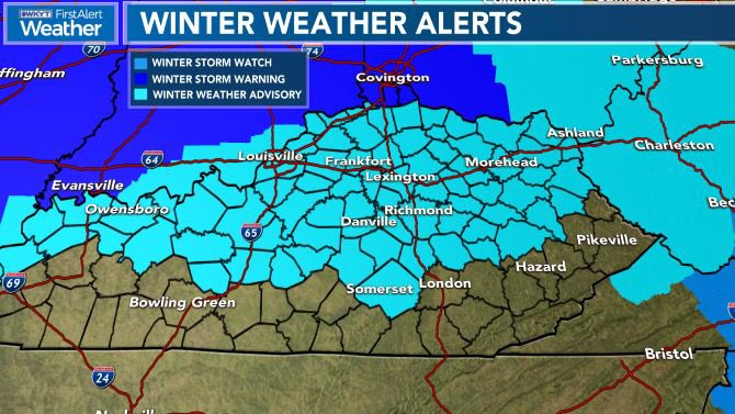 Kentuckyweather's tweet image. The NAM continues to be fairly impressive with the initial snowfall tonight into Saturday morning. Widespread 2”-4” with the potential more than 4” in some areas.That Winter Storm Warning may have to come a smidge farther south.  (Snow map only through Saturday AM) #kywx