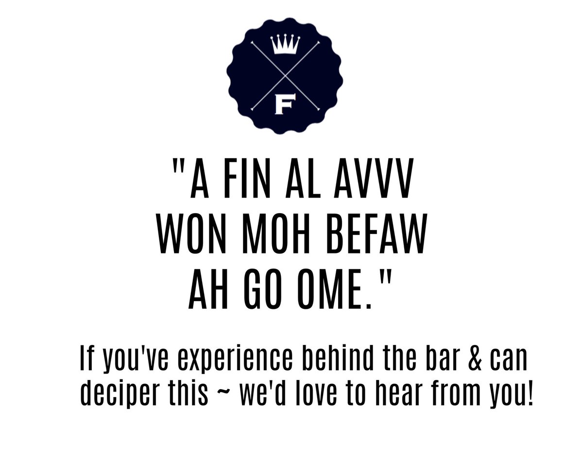 #recruiting #barstaff #chefdepartie #workwithus join <a href="/TheFontmell/">The Fontmell</a> Family #applywithin bit.ly/2ACWdSo RT