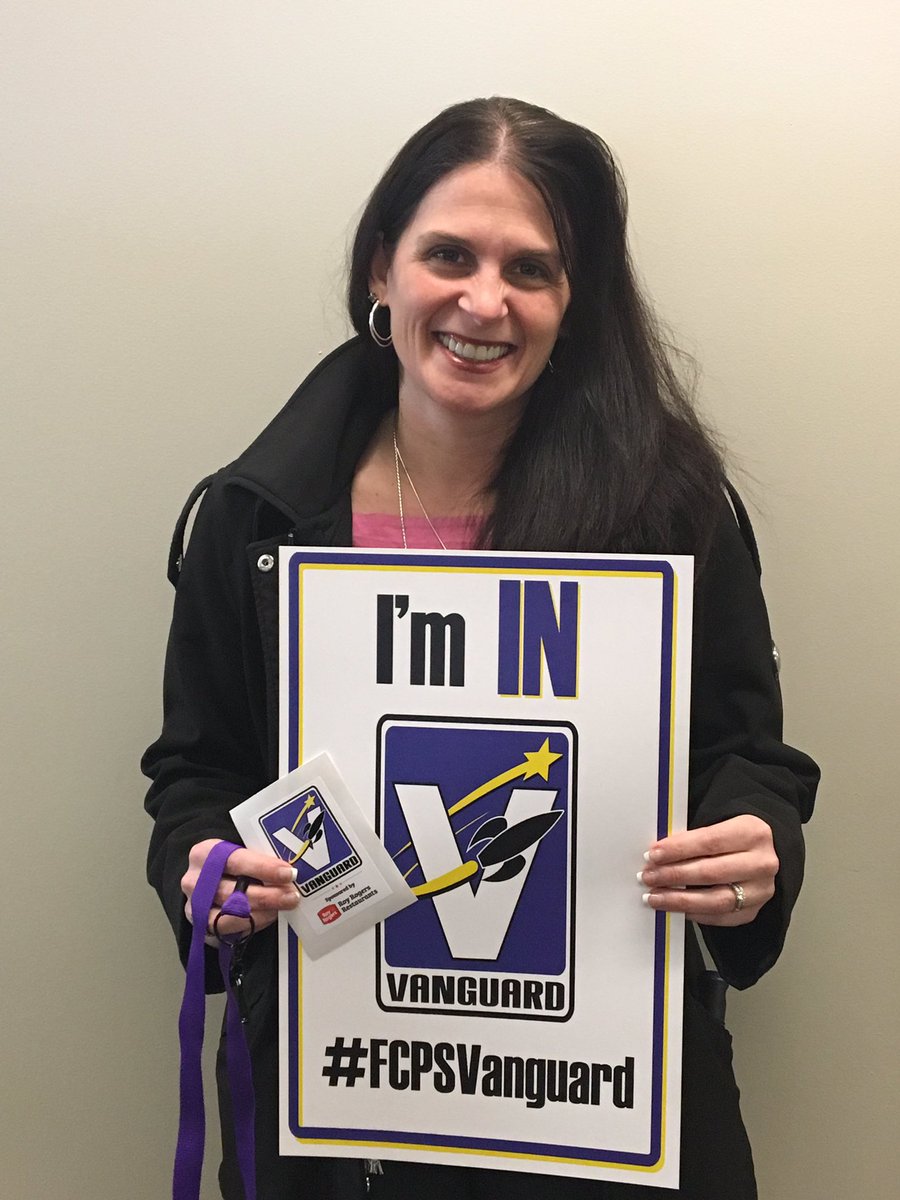 EHainesFCPS's tweet photo. Congratulations to @eturner0621 and welcome to the #FCPSVanguard team! https://t.co/q8IGxcafZj