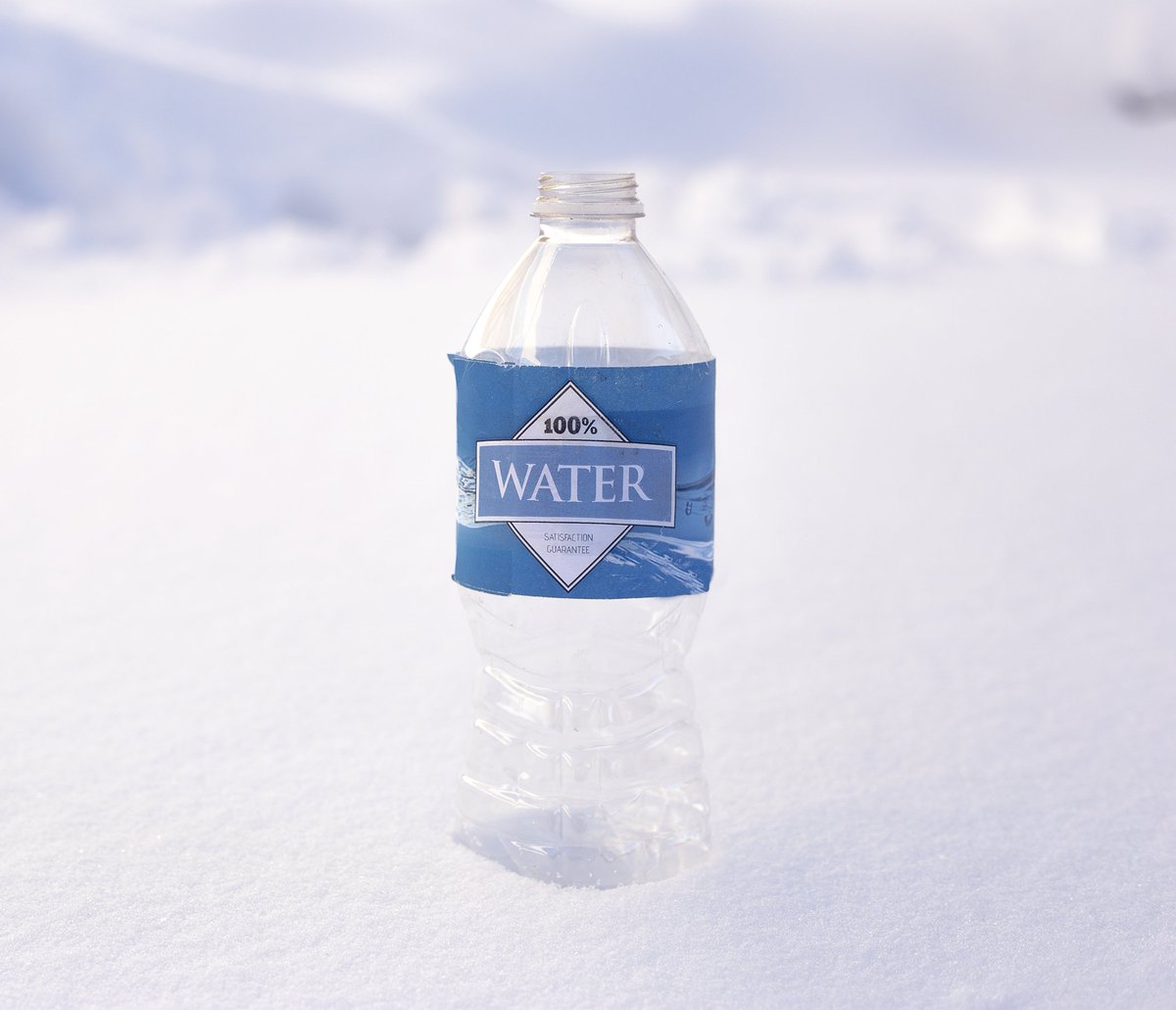 RecycleMB's tweet photo. If you see a lonely beverage container out in the snow, help it join its friends in one of our 65,000 public space Recycle Everywhere bins around the province! (this beverage container joined its friends after this photo was taken!) https://t.co/SKALRpfH5T