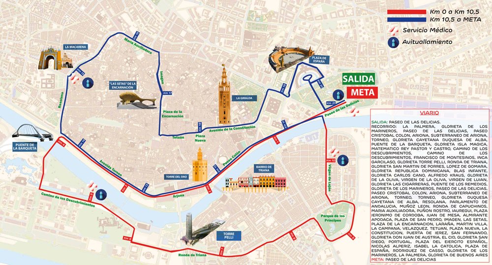 mediodesevilla's tweet photo. ¡Qué poco queda para el #EDPMedioSevilla19! Por si quedase algún despistado de los más de 9⃣0⃣0⃣0⃣ inscritos, ¡este es el nuevo y espectacular recorrido de 2019! https://t.co/t99SmYaBFU https://t.co/5vCTzM6aSK