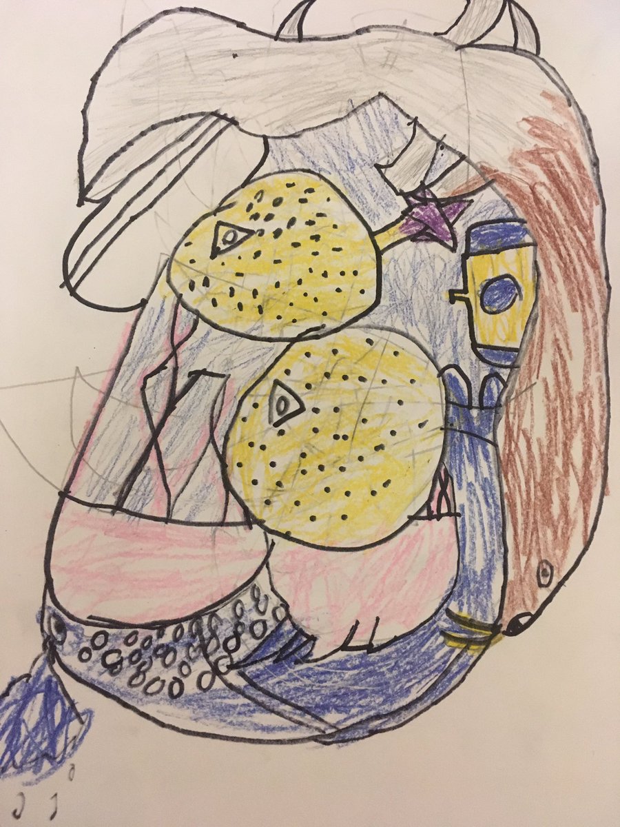 More scribble drawings from our talented students! #teamfox #cobbARTrocks