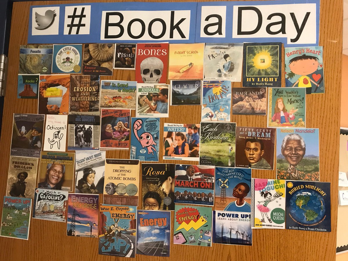 PcReaders's tweet photo. Miss Papageorge's class joined #BookaDay, too!  We loved "The Shocking Truth about Energy" by #LoreenLeedy !  The illustrations and speech bubbles made it a lot of fun for a nonfiction book! https://t.co/wofbEZLy1X