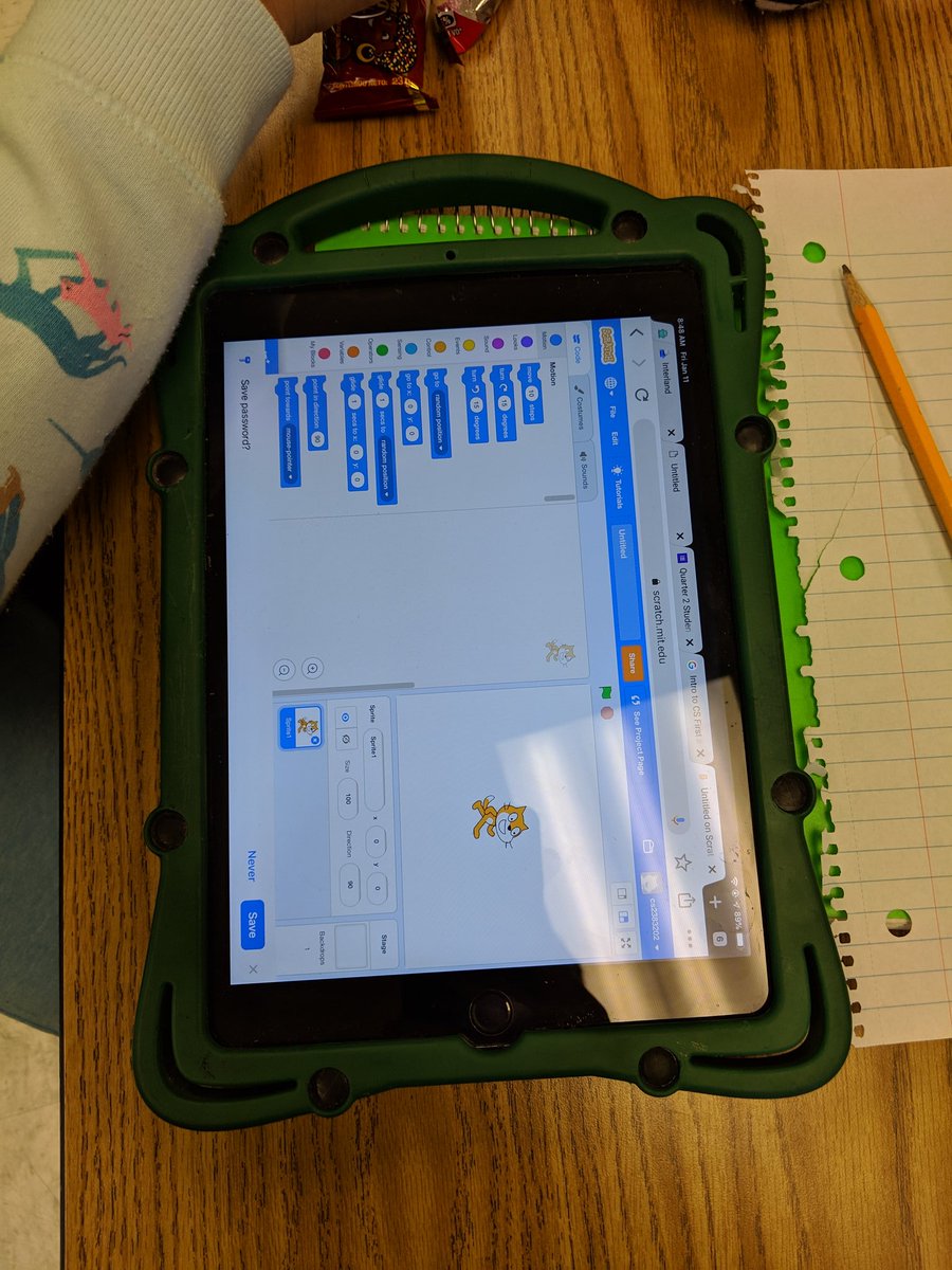 mattharbert21's tweet photo. We had a great time trying out @GoogleCSFirst and @scratch 3.0 on the iPads today! @RRD_LCPS @GoogleForEdu #LoudounPL #PLorBust https://t.co/ALq4VLzbZu
