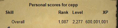 CeppOSRS's tweet image. 600m total xp :)