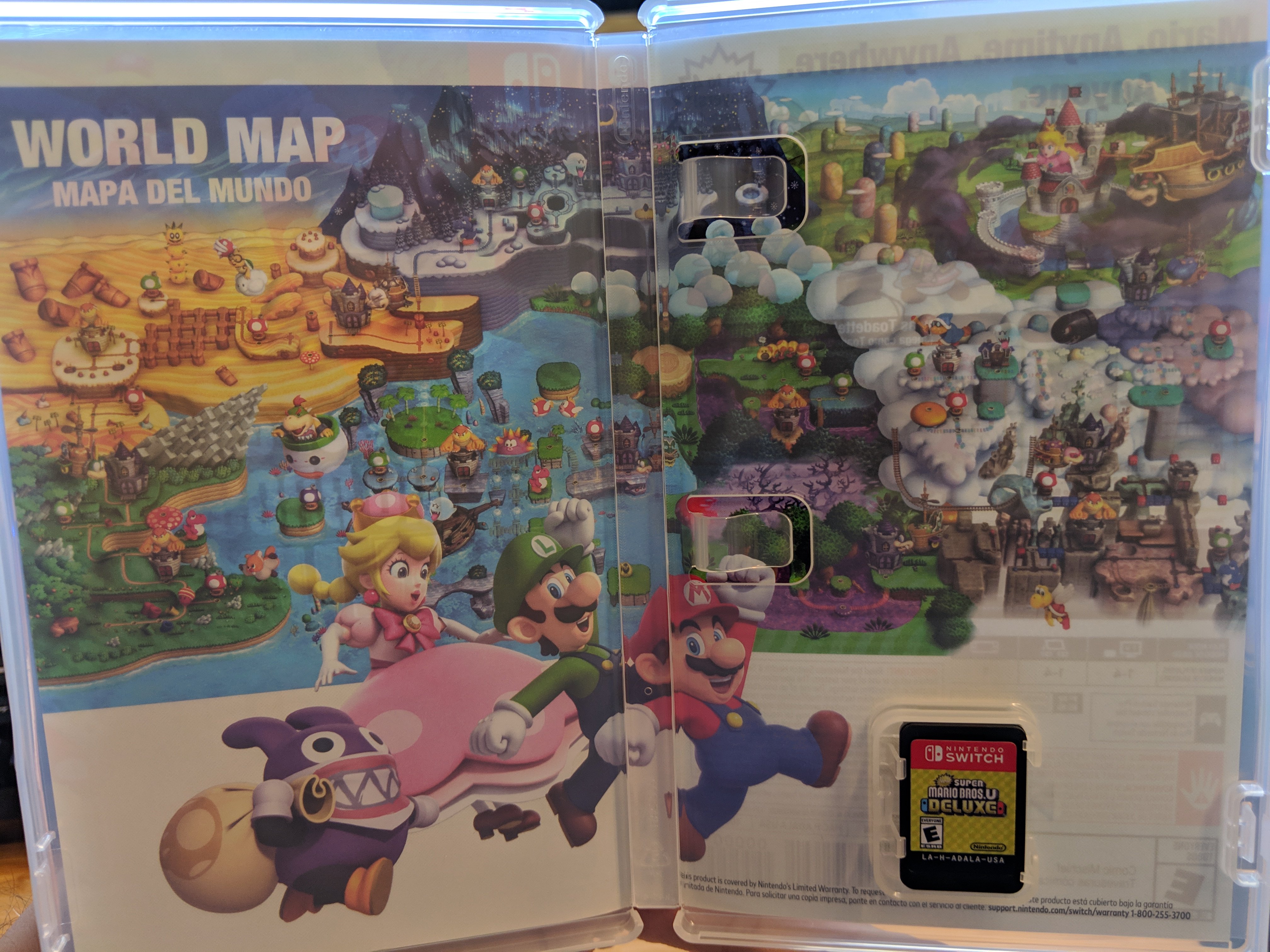 New Super Mario Bros U Deluxe Map Andrew Alerts På Twitter: "New Super Mario Bros. U Deluxe Inside Cover Art  World Map Https://T.co/T86Hks38Db" / Twitter