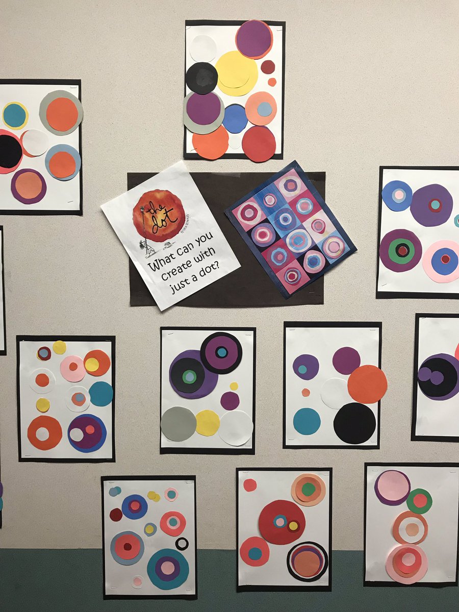 SpensserKinders's tweet photo. What can you create with a dot? #WendellLitHappens #WhosGotItBetterThanWES #thedot https://t.co/n1oQviNcP0