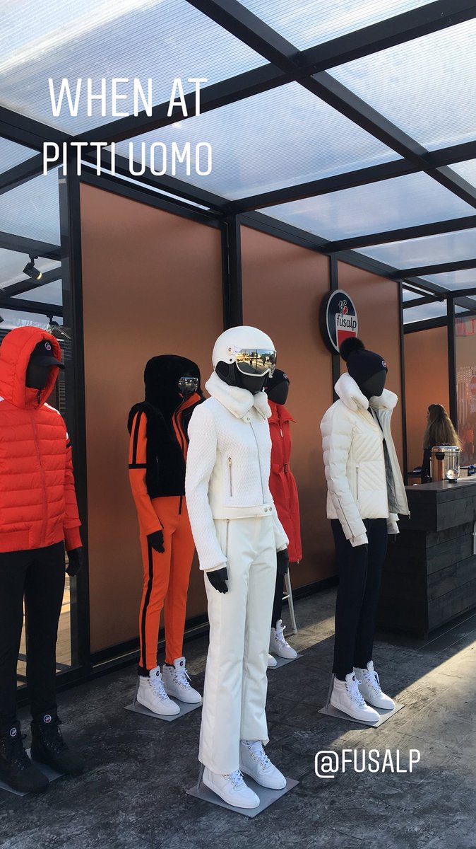 When fashion meets technicity, design, style ... and tech!  #pittiuomo2019 #fusalp