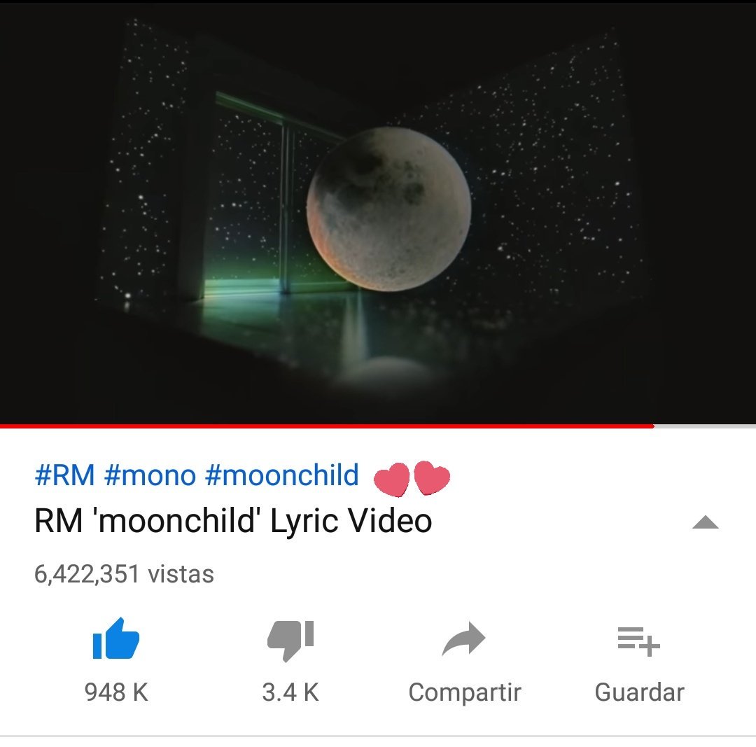 NamjoonUruguay's tweet photo. aRMy hagamos stream del MV de Moonchild para que alcance los 10M de reproducciones pronto!
#StreamMoonchild
@BTS_twt #BTS #RM
#김남준 #남준 #NAMJOON
Pueden intercalar el stream con otros MVs de BTS! 💜
🖇️https://t.co/TXx4xYM59N https://t.co/K1d2x1D2PZ