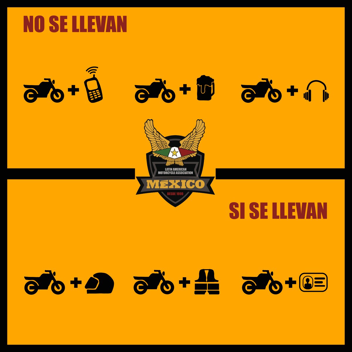 LAMAMxOficial's tweet photo. Recuerda que la seguridad es primordial en tu camino.
#LAMA #LAMAMx #Motos #Motorcycle #MotoLife #Motorcycles #motorbikes #MotoStyle #LAMAForeverForeverLAMA #LAMAForever #ForeverLAMA #SeguridadBiker #MedidasDeSeguridad #Seguridad https://t.co/E3TpRYeQtI