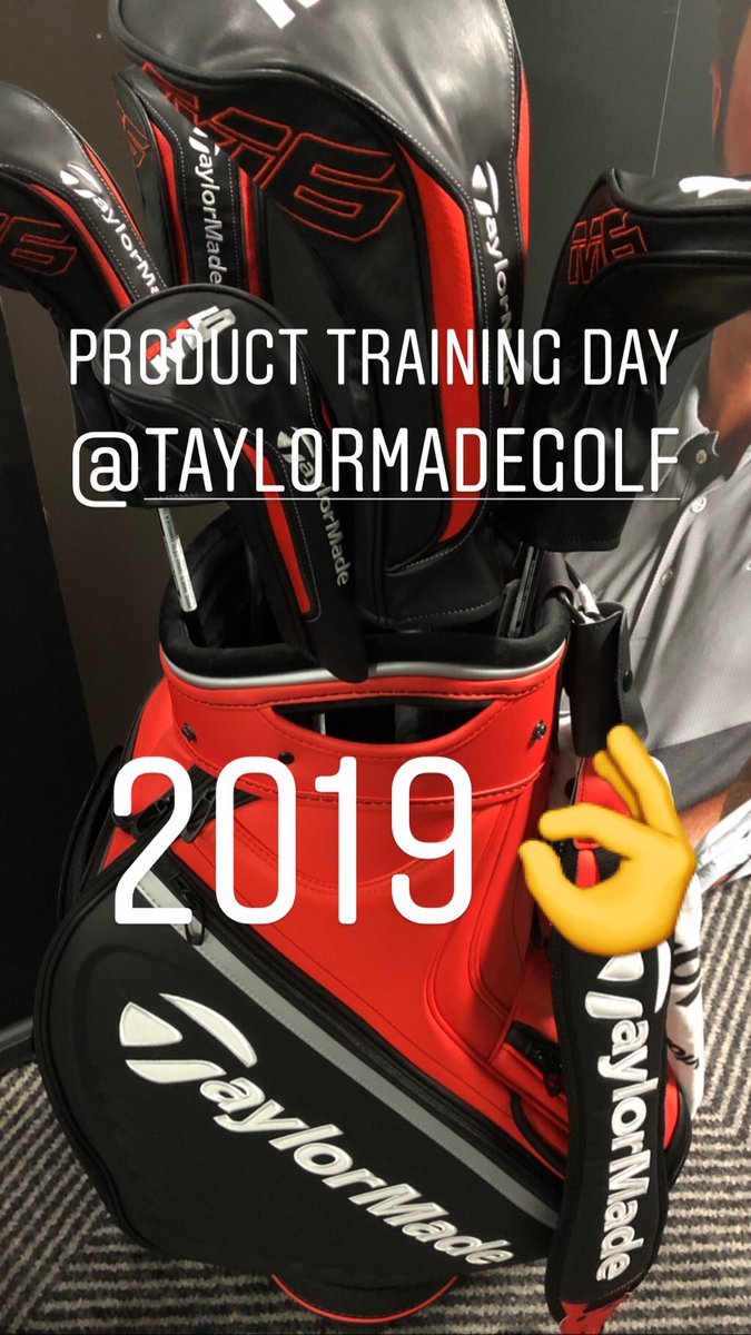 GordStewartGolf's tweet image. Learning all about the innovative @TaylorMadeTour 2019 product range at today’s training day hosted by @Johnnylana89 Lots of unbelievable product coming to market in every single category! #M5 #M6 #SpeedBridge #InjectedTwistFace #SpiderX #TP5