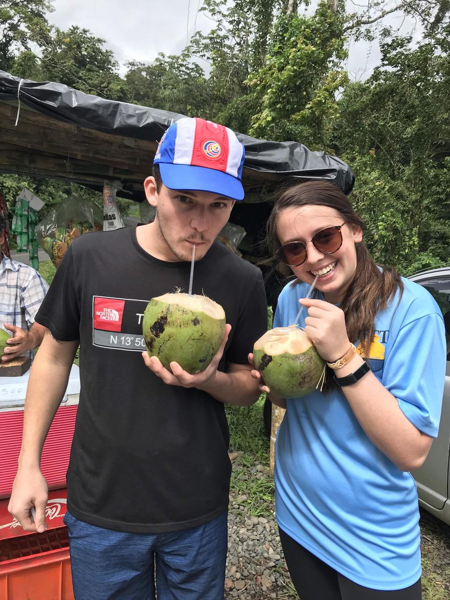 longwoodu's tweet photo. May be freezing here, but not in BEAUTIFUL COSTA RICA! These students spent the last 10 days there exploring economic development, sustainability and ecotourism with Dr. Melanie Marks. #StudyAbroad ✈️🎓 https://t.co/MIXigpBA6d
