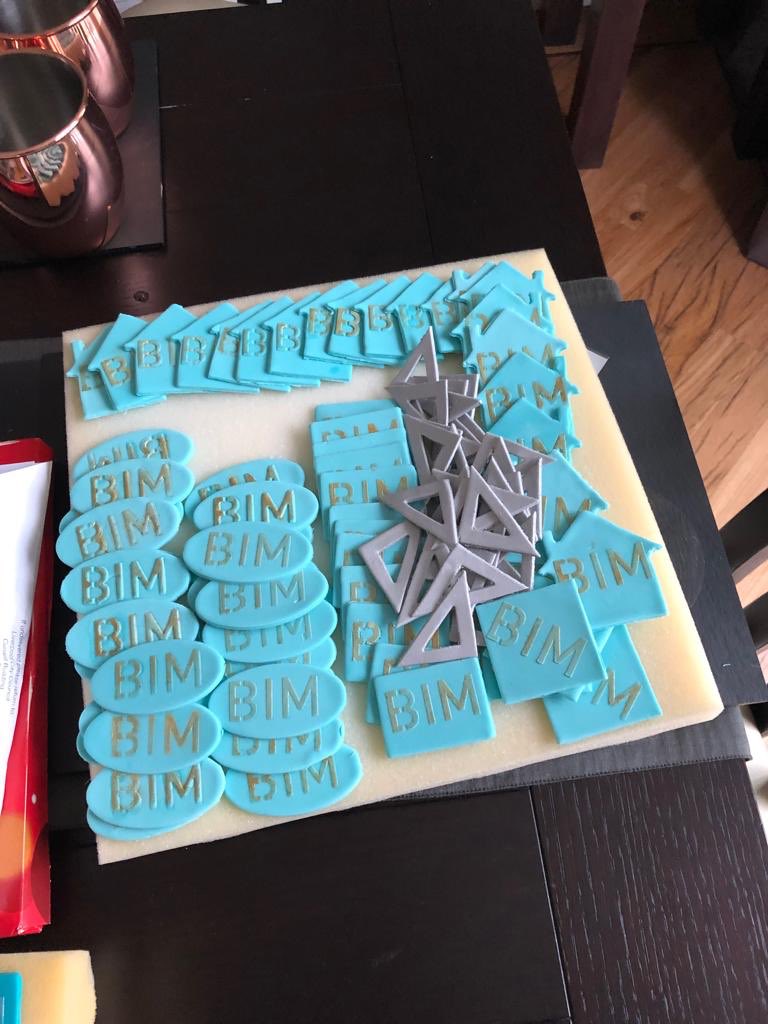 BIM cakes are being prepared for the big day! Looking forward to BIM in Birmingham 2019 <a href="/BCU_BSoAD/">Birmingham School of Architecture and Design</a> <a href="/vfarrow16/">Victoria Farrow Architect</a>