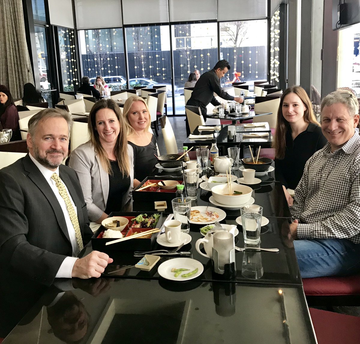 SACCGeorgia's tweet photo. Time flies and yesterday we had a farewell lunch for this fall's trainees Anna and Josefin. Thank you for all your work with the chamber, and good luck in the future! https://t.co/qaVBOAMXPP