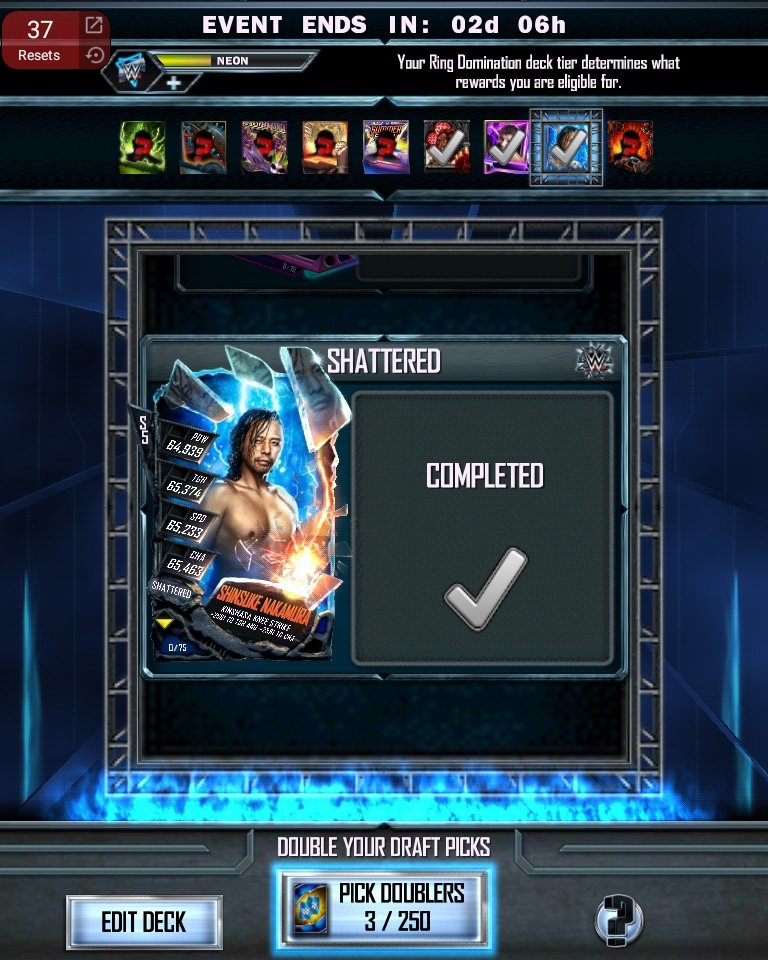 UndisputedReno's tweet photo. This week's RD in the books! #WWESuperCard #TeamSWOL #WeGotDemHyphyDecks #GetHyphy #StaySWOL #SWOLGang #YouNeverBeSWOL https://t.co/yUhgTAYudq