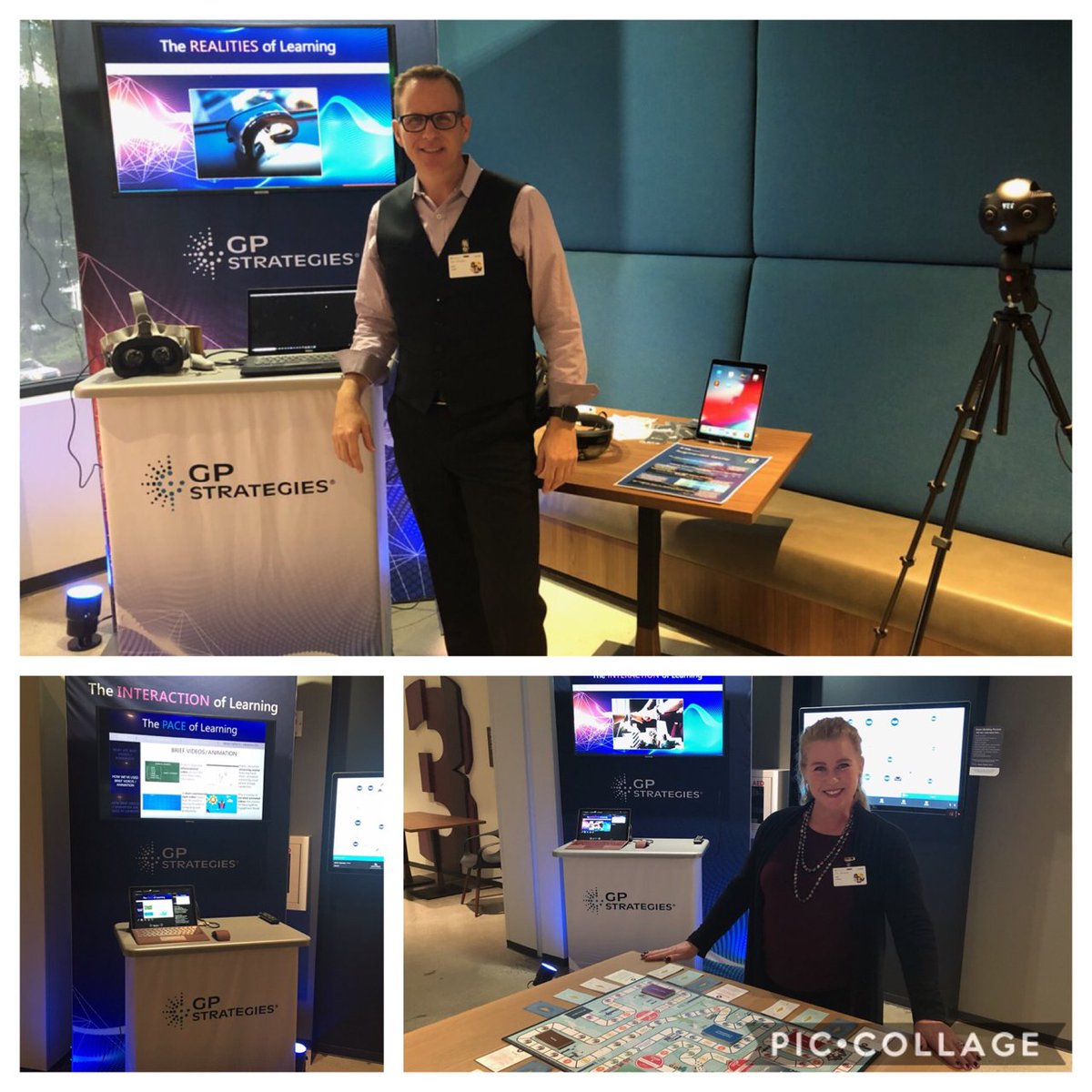 gpcorp's tweet image. Tom Pizer @TomPizer & Ann Rollins @AnnibabyCan showcasing innovative solutions through interactive modalities with our global fortune 500 technology client. #DigitalLearningSolutions #Innovation ora.cl/rd85g