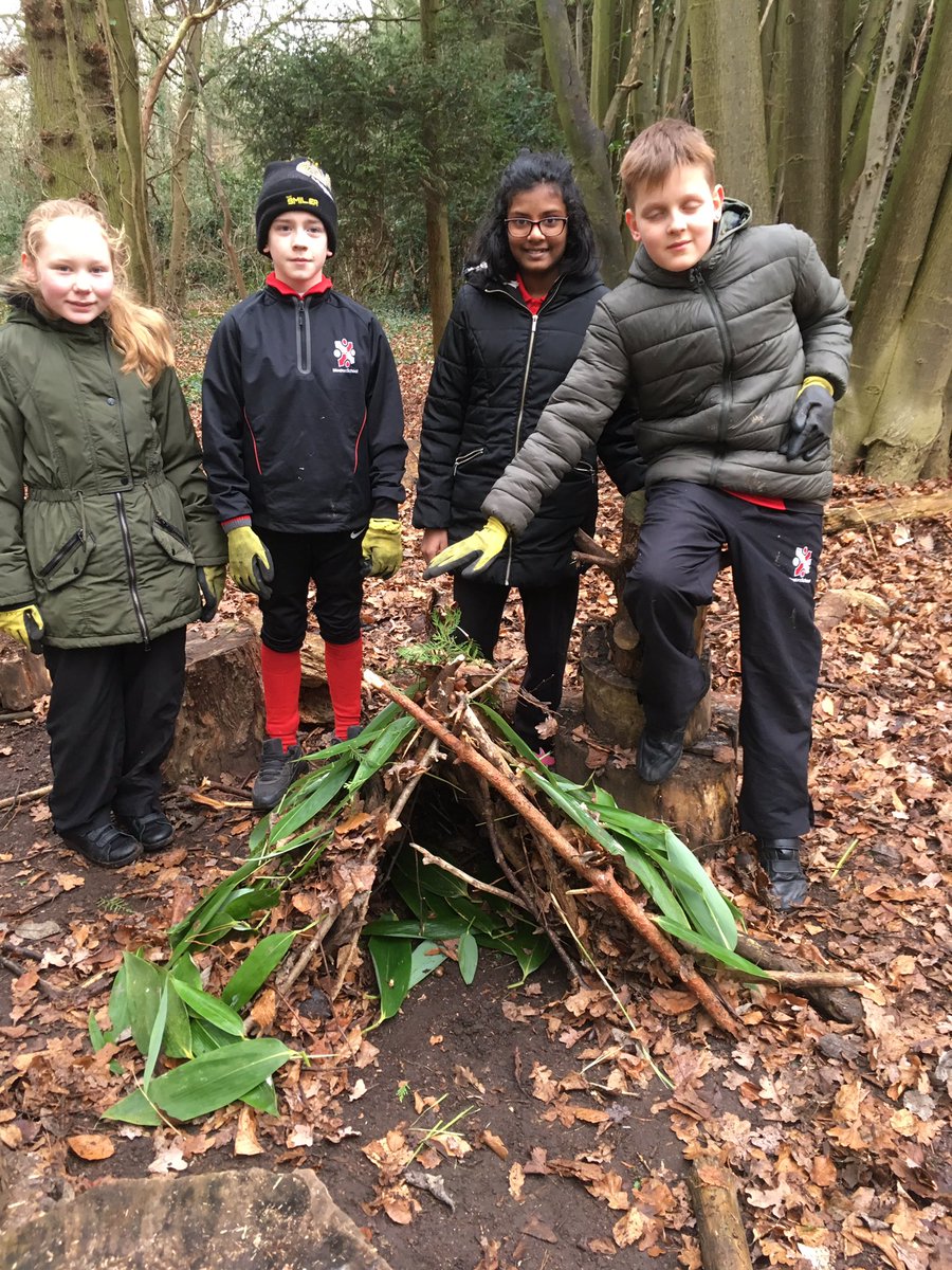 Moreton year 7 build some awesome animal shelters at Pendeford Mill. Let’s hope they get used#challenge#johnmuiraward
<a href="/AldersleyHighSc/">AldersleyHighSchool</a> 
<a href="/MoretonForest/">Moreton Forest</a> 
<a href="/MissCJRoss/">Miss Ross</a> 
<a href="/PendefordMill/">Pendeford Mill</a>